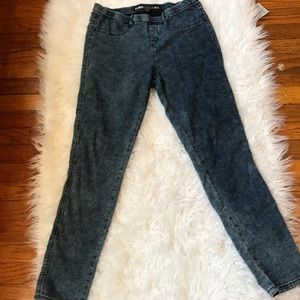 Denim washed jeggings